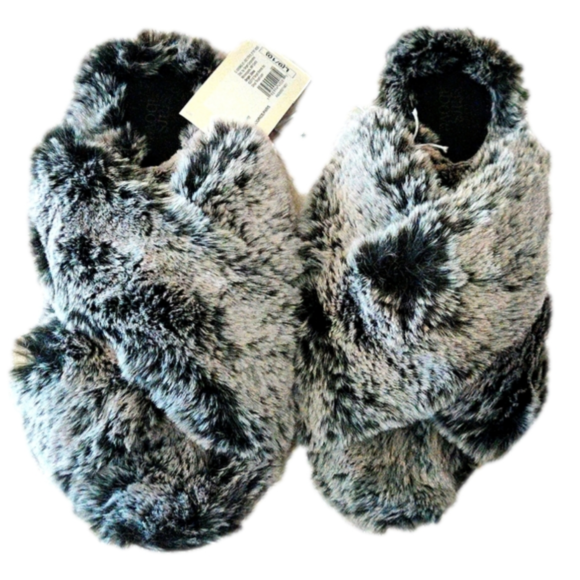 NWT Women's Paris Crossband Fur Slide Slippers - Stars Above - Picture 5 of 6